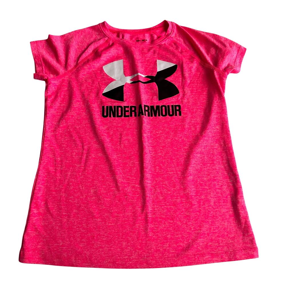 Under Armour Youth medium pink Athletic Tee Shirt
